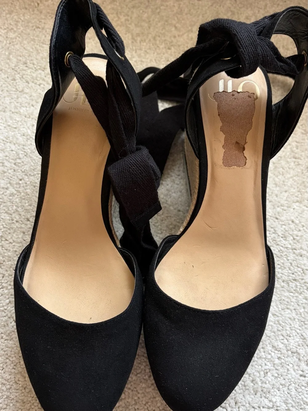 JLO Jennifer Lopez Jalina espadrille wedges